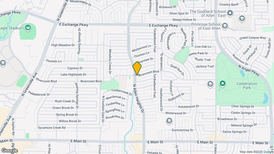 1300 Rivercrest Blvd Map and Location Details