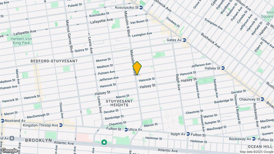 221 Malcolm X Blvd Mapa y Detalles de la Ubicación