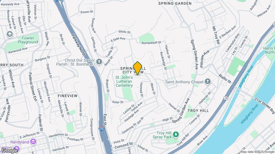 38 Woessner Ave Map and Location Details