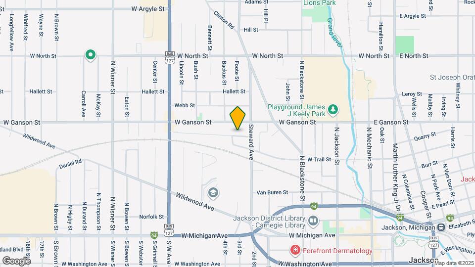 516 Oakhill Ave Map and Location Details