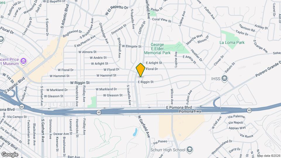 111 E Hammel St, Unit E Map and Location Details
