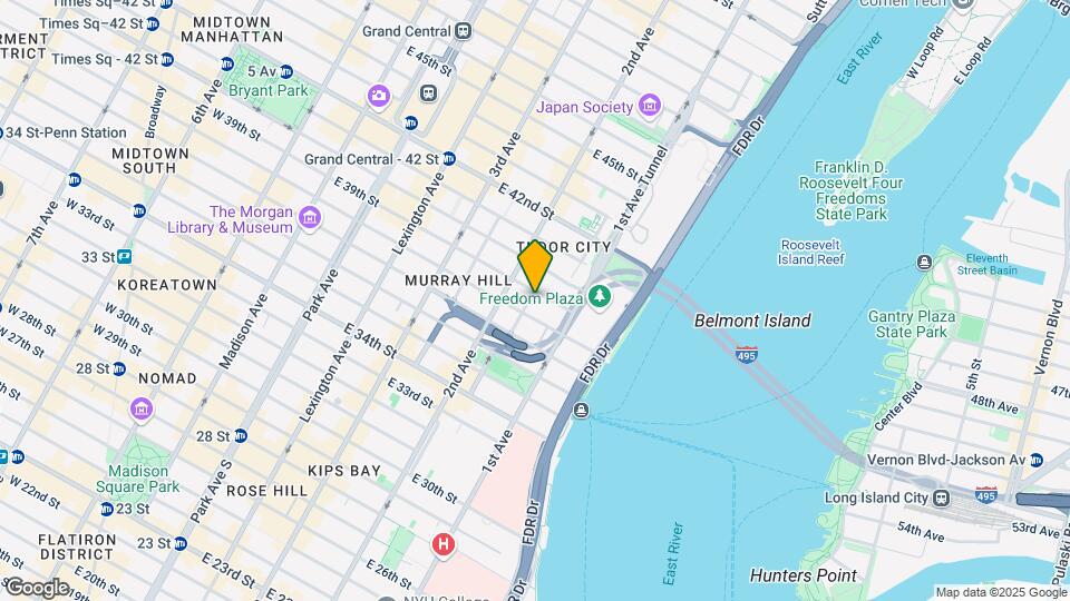 322 E 39th St Map and Location Details