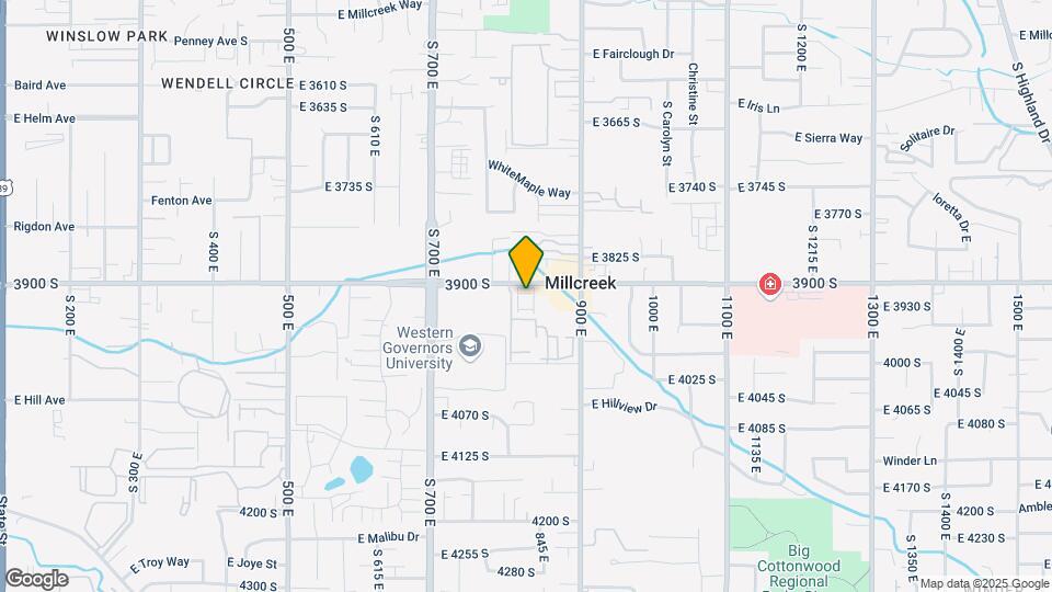 830 E 3900 S-Unit -D101 Map and Location Details