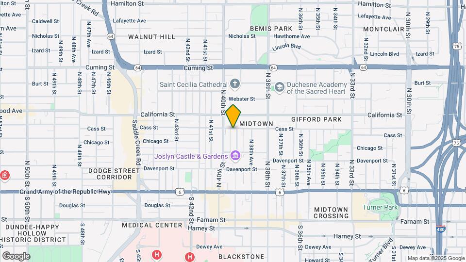 3903 Cass St Map and Location Details