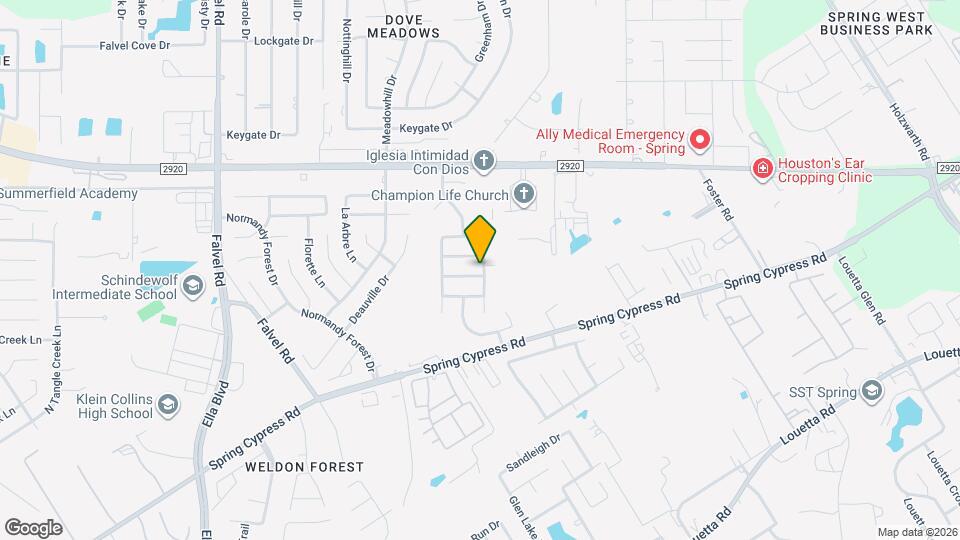 3202 Stoneydale Ln Map and Location Details