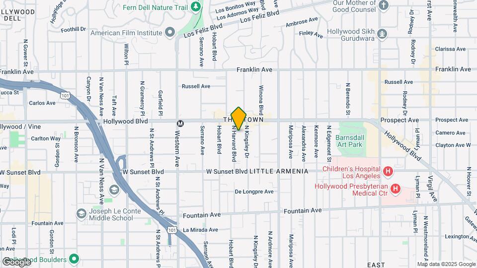 1630 N Harvard Blvd Mapa y Detalles de la Ubicación