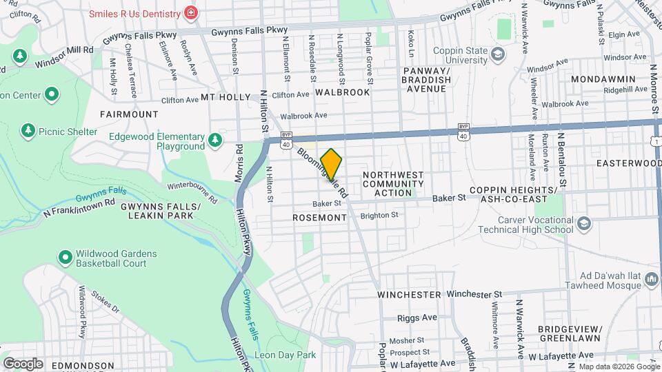 3010 Grayson St Map and Location Details