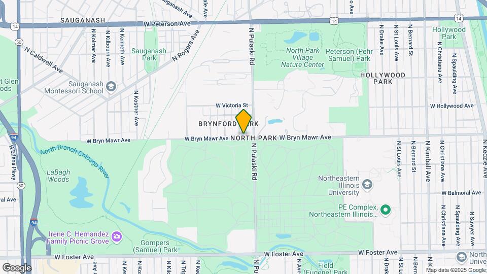 5605 N Keystone Ave Map and Location Details