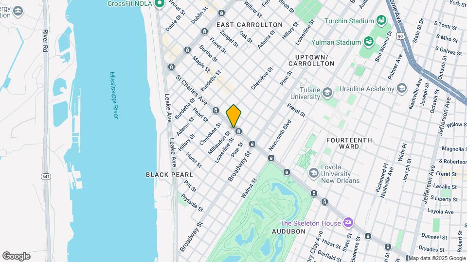7444 St Charles Ave Mapa y Detalles de la Ubicación