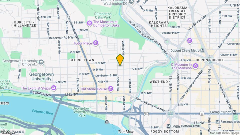 2915 O St NW Map and Location Details