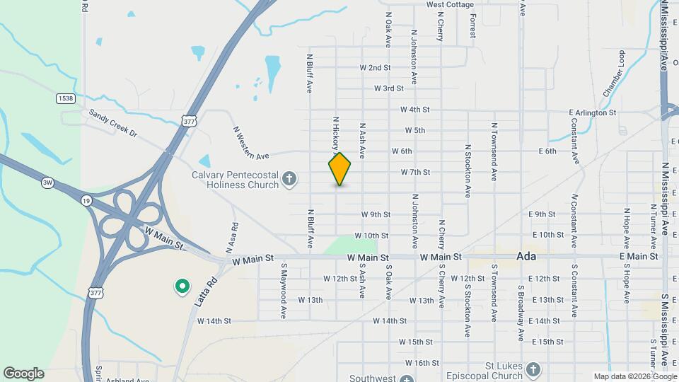 730 W 8th St Map and Location Details