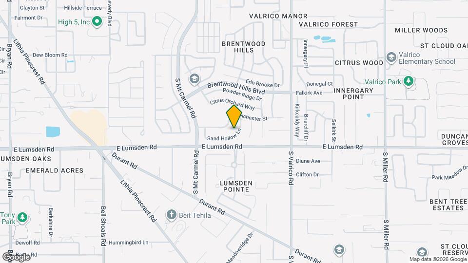 1634 Sand Hollow Ln Map and Location Details