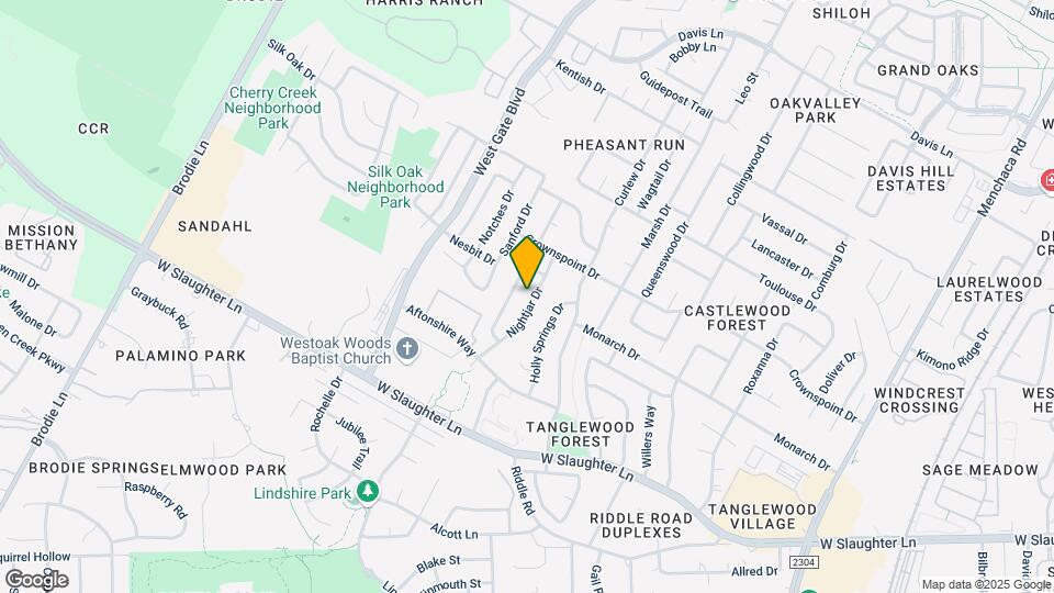 9610 Nightjar Dr Map and Location Details