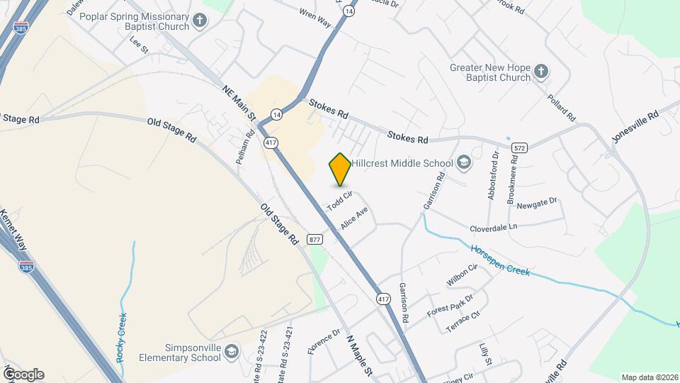 111 Todd Cir Mapa y Detalles de la Ubicación