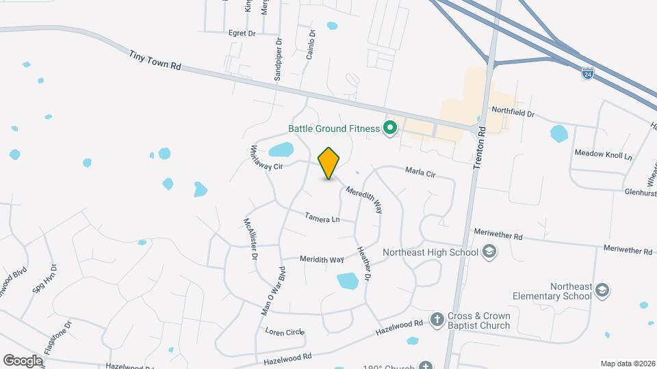 3847 Margie Ct Map and Location Details