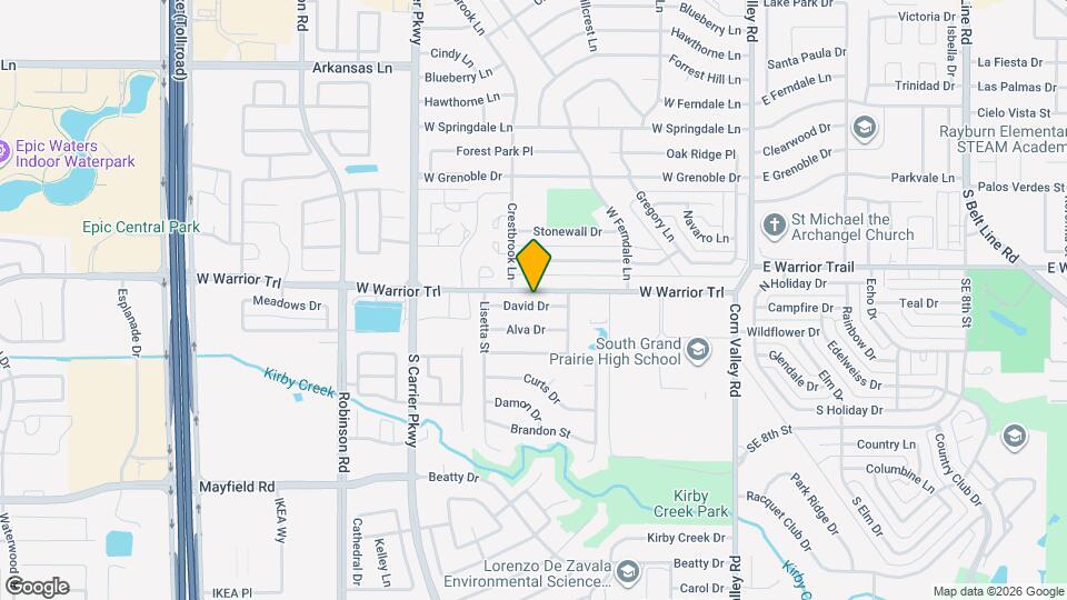 422 David Dr Map and Location Details