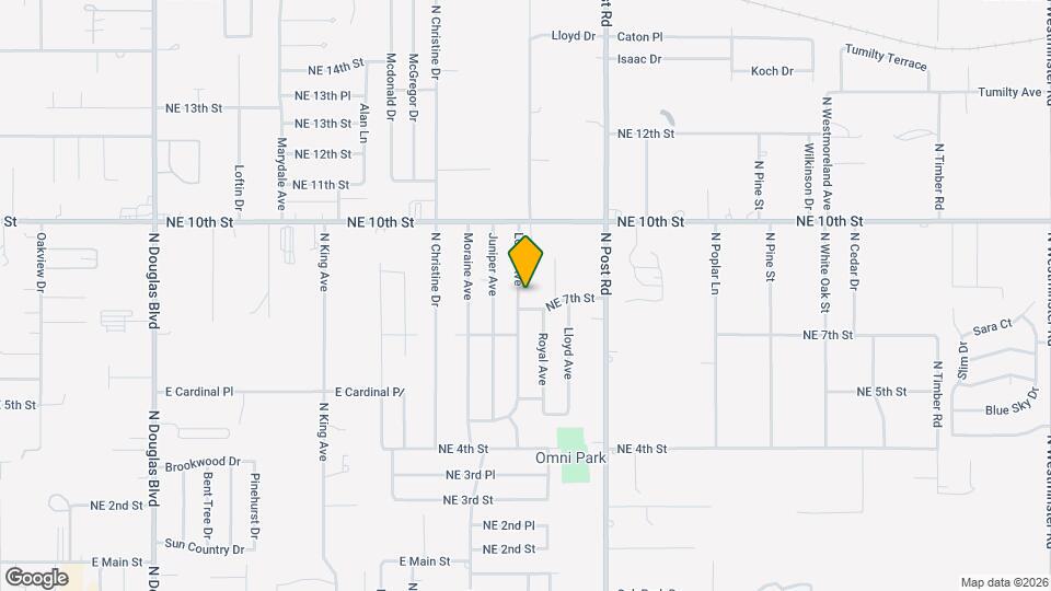 808 Lotus Ave Map and Location Details