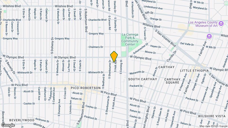 1033 S Holt Ave Mapa y Detalles de la Ubicación