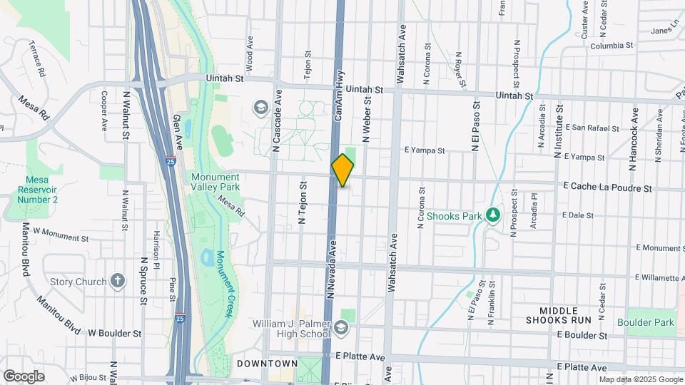 815 N Nevada Ave Map and Location Details