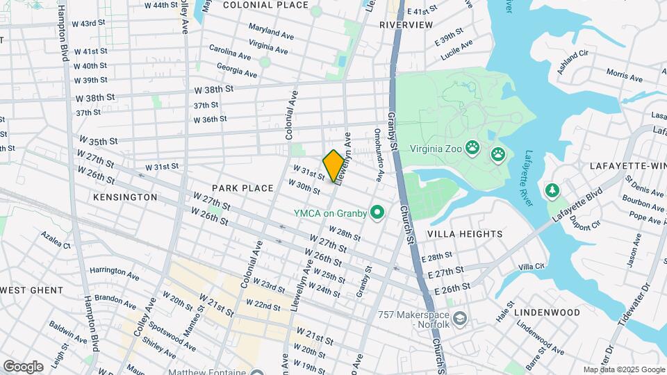 301 W 31st St Map and Location Details