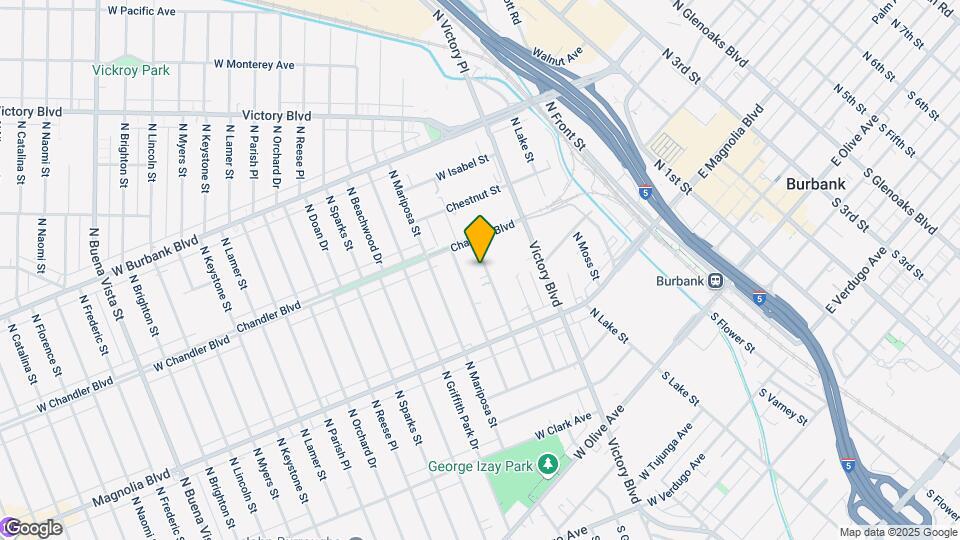 515 N Lomita St Map and Location Details