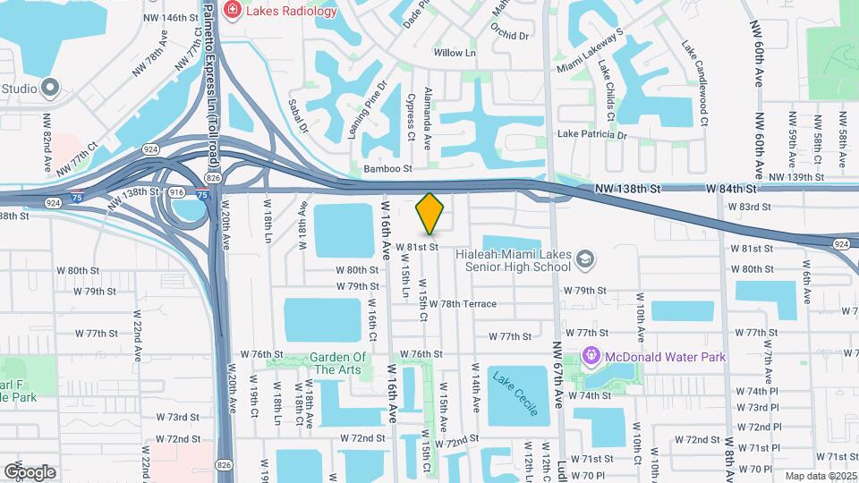 8126 W 15th Ave Mapa y Detalles de la Ubicación