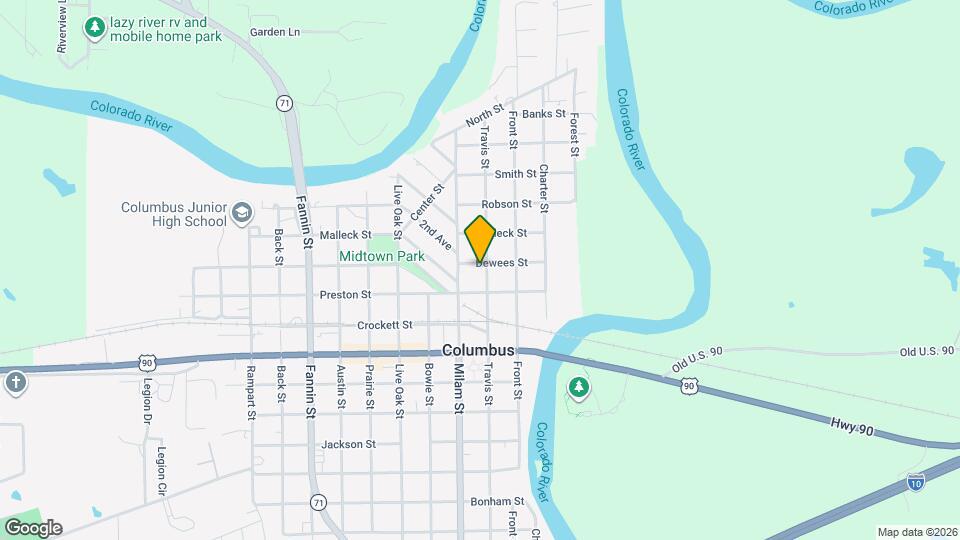 800 Travis St Map and Location Details