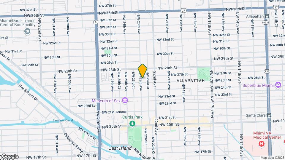 2617 NW 23rd Ave Map and Location Details
