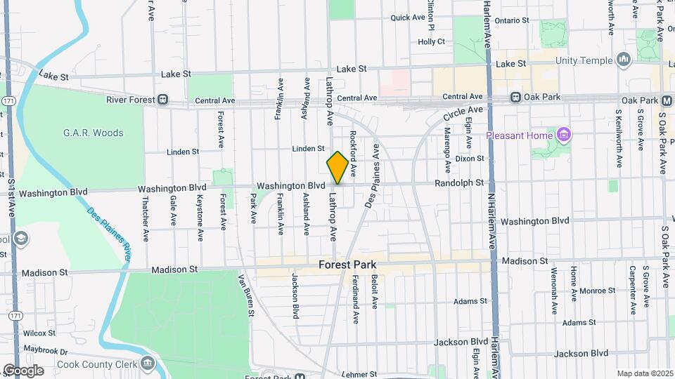204 Lathrop Ave Map and Location Details