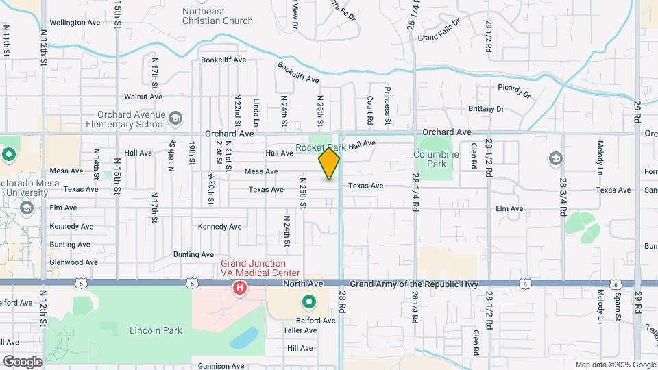 2616 Texas Ave Map and Location Details