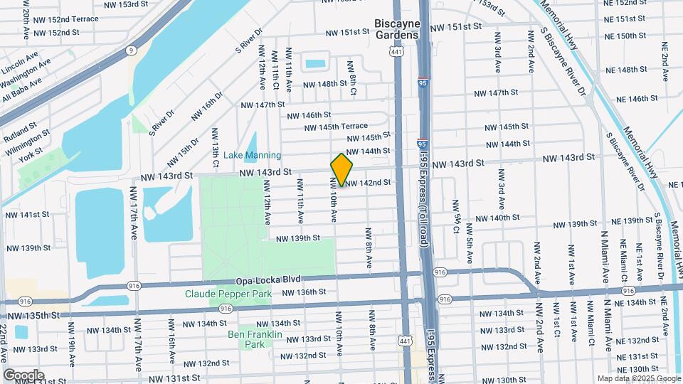 921 NW 141st St Map and Location Details