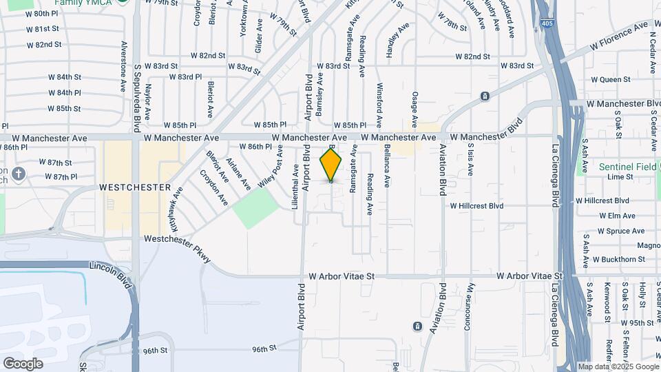 8731.5 Belford Ave Map and Location Details