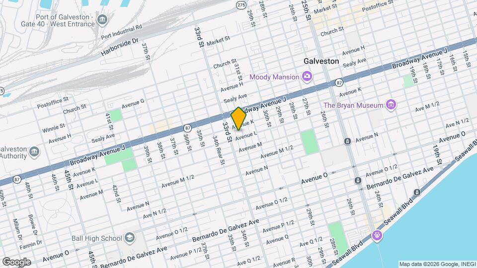 1115 32nd St Mapa y Detalles de la Ubicación