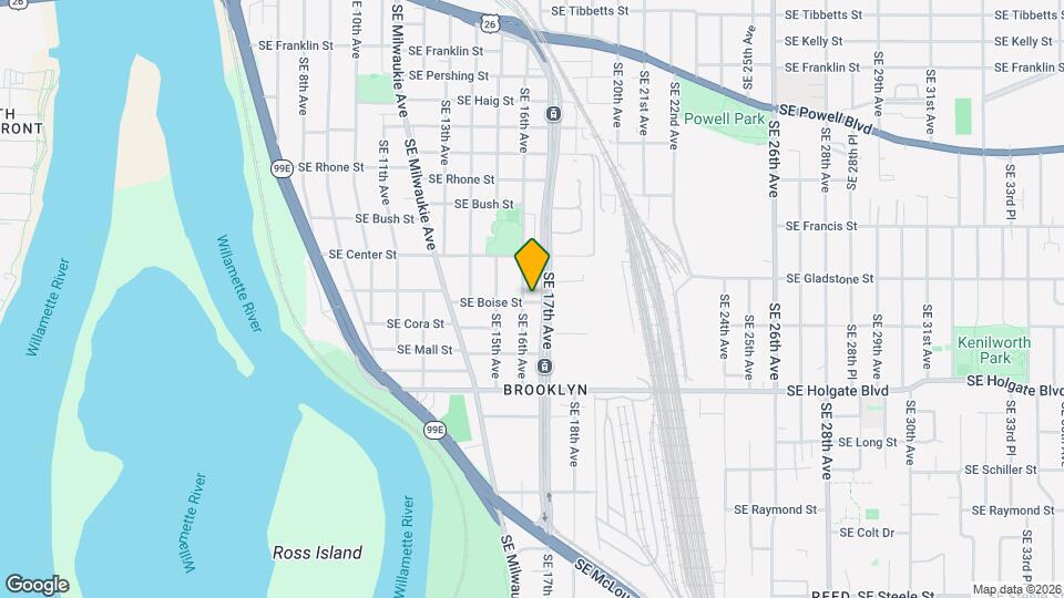 4136 SE 16th Ave Map and Location Details