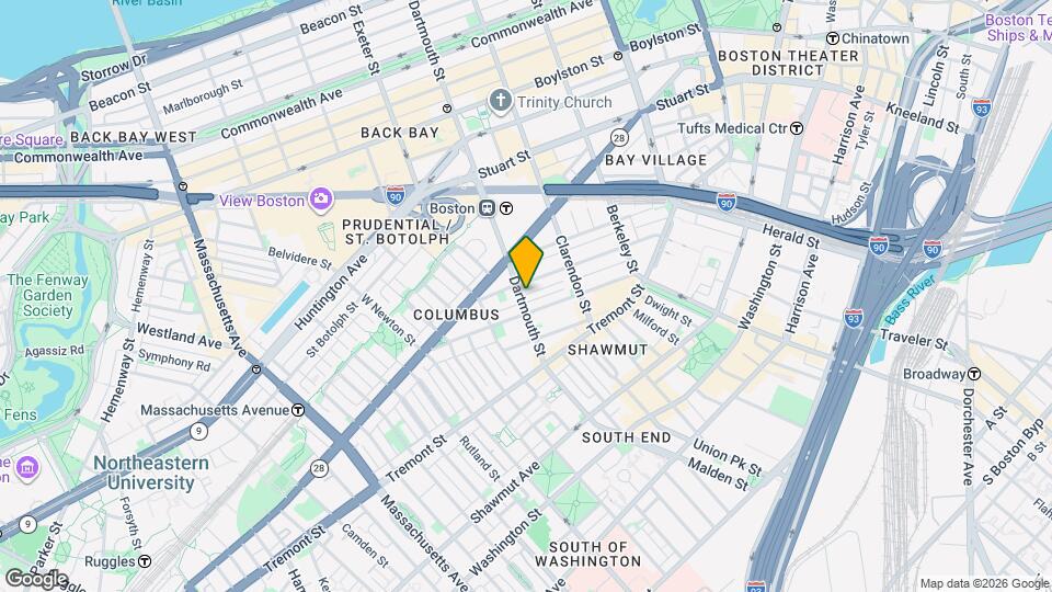 65 Dartmouth St, Unit 1 Map and Location Details