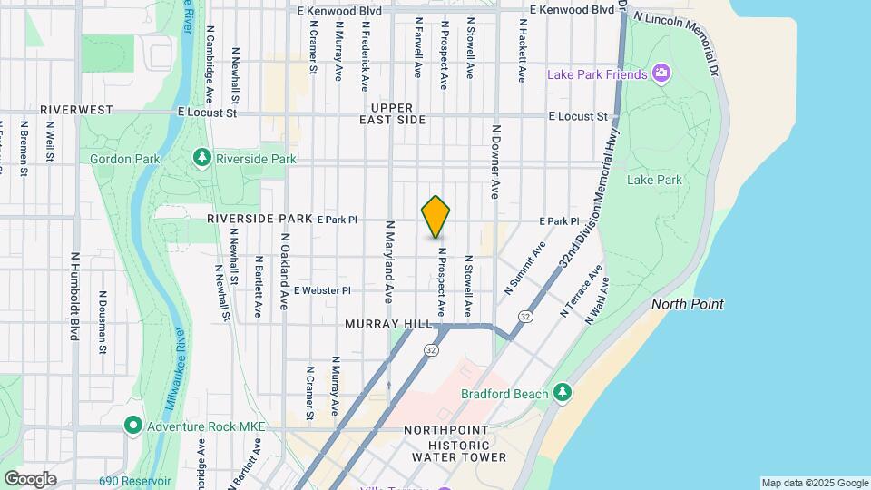 2609 N Prospect Ave Mapa y Detalles de la Ubicación