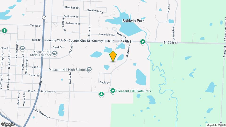 1600 Fairway Ct Mapa y Detalles de la Ubicación