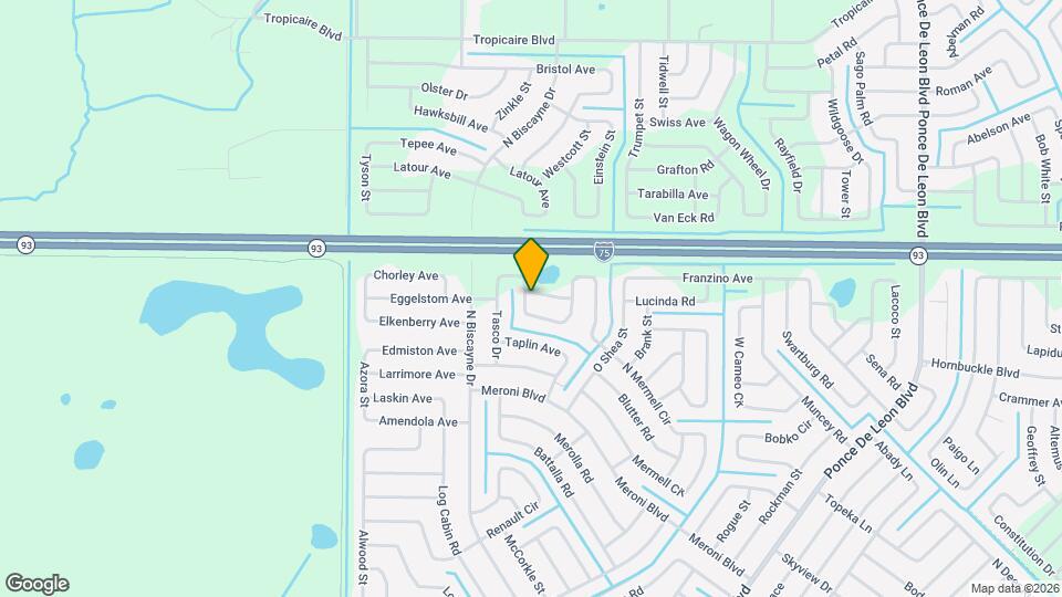 7699 Mclues Ave, Unit 1-208 Mapa y Detalles de la Ubicación