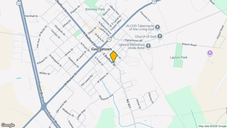 124 S Bedford St Map and Location Details