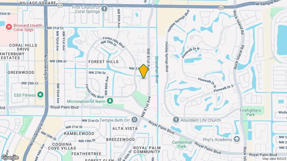 2626 Riverside Dr Map and Location Details
