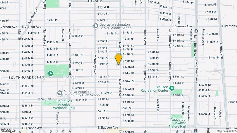 4961 Central Ave Map and Location Details