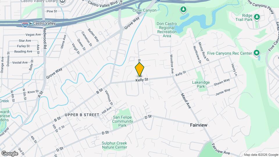 2490 Kelly St Map and Location Details