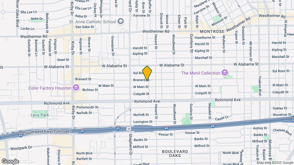 2001 Branard St Map and Location Details