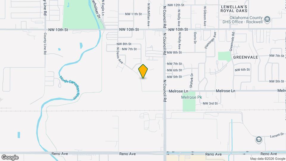 504 N Davis Ave Map and Location Details