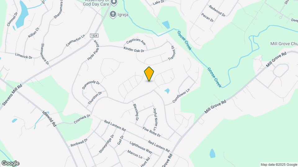 4007 Caboose Ct Map and Location Details