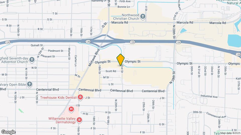 1630-1632 N 21st St Map and Location Details