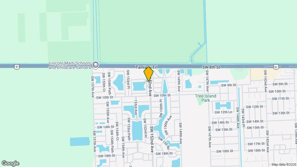 925 SW 152nd Ct Map and Location Details