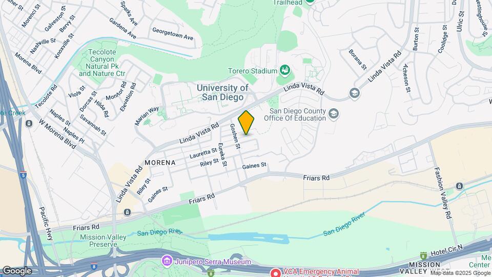 5940 Lauretta St, Unit USD furnished apartment Map and Location Details
