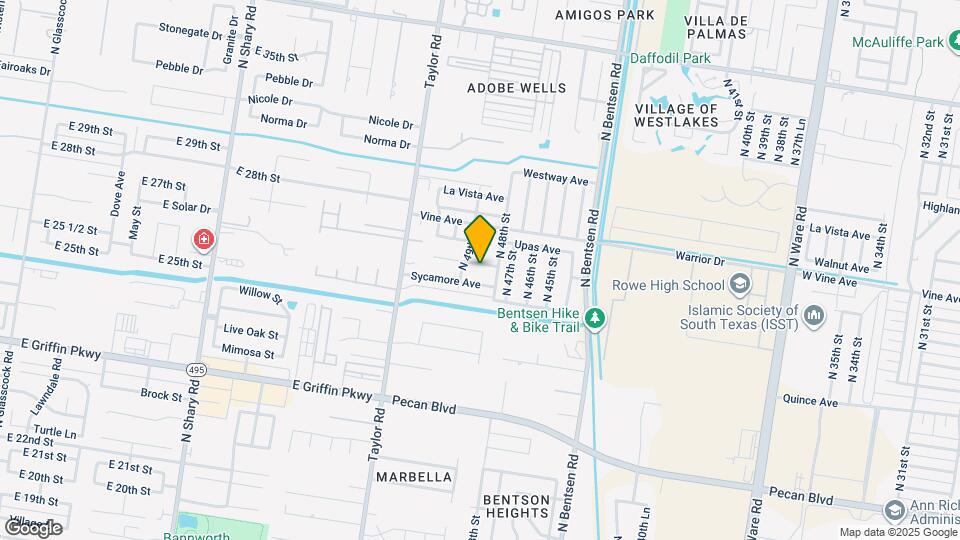 4813 W Tamarack Ave Map and Location Details