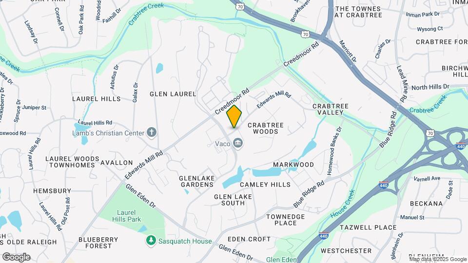 4505 Edwards Mill Rd Mapa y Detalles de la Ubicación